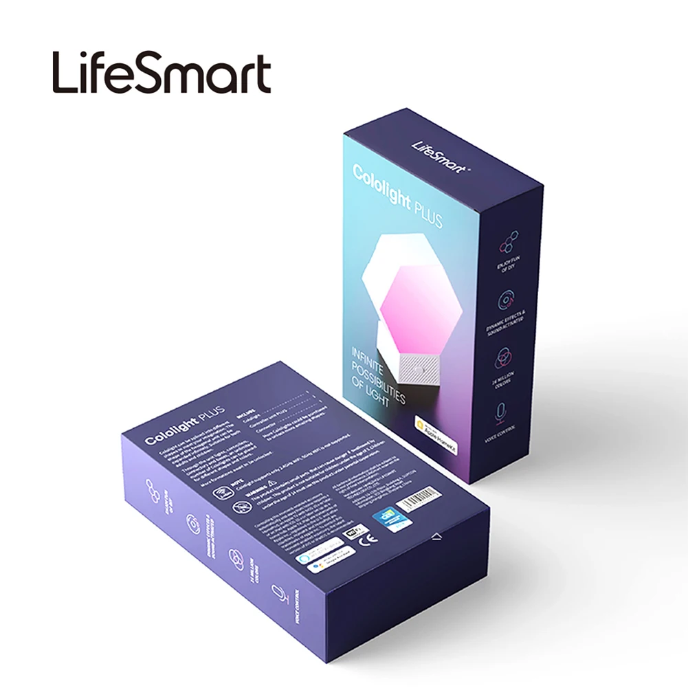  LifeSmart Cololight PLUS умные шестиугольные светодиодные панели «сделай сам» работа с HomeKit Google
