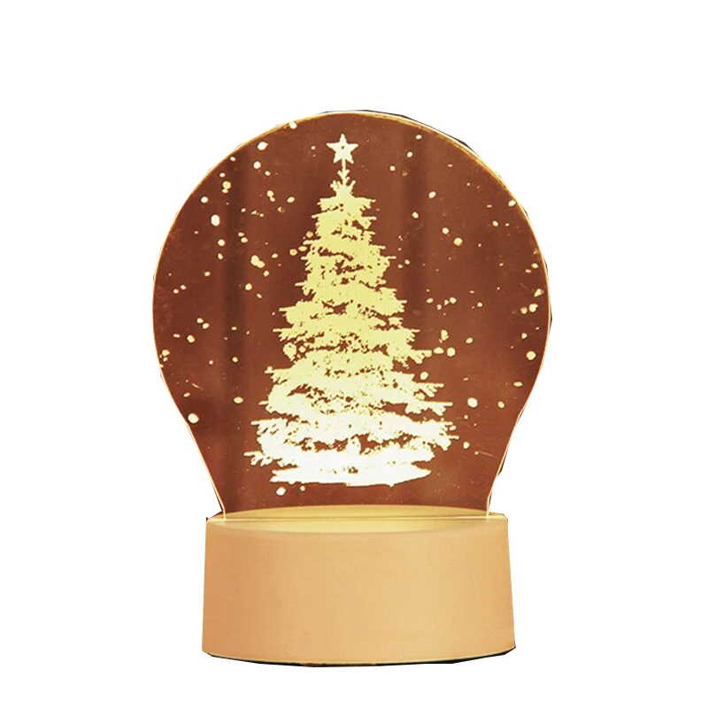Лидер продаж, креативный 3D ночник, лампа для детской спальни, светодиодное освещение, декоративная акриловая Подарочная настольная лампа