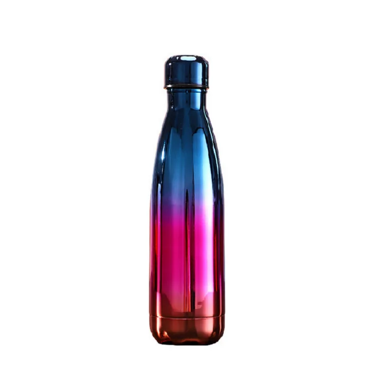 Wholesale Stock 17OZ Stainless Steel Insulated Vacuum Sport Flasks Thermoses Cola Shape Water Bottle