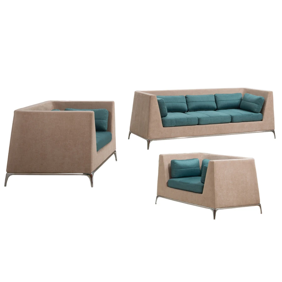 commercial office furniture Upholstered waiting room sofa modern design