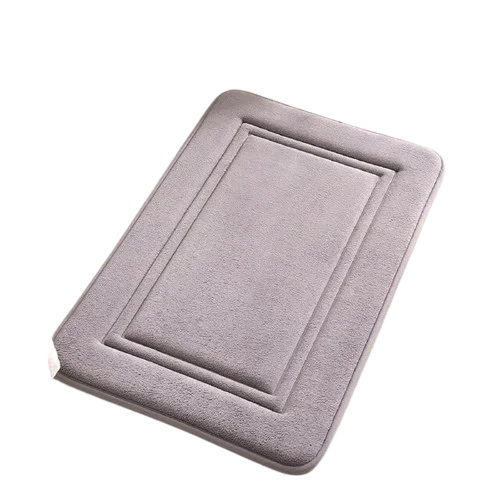 Ultra-Soft 50x80cm Bath Mat Non-Slip Toilet Rug with Memory Foam Super Absorbent Quick Drying Bathroom Carpet for Shower