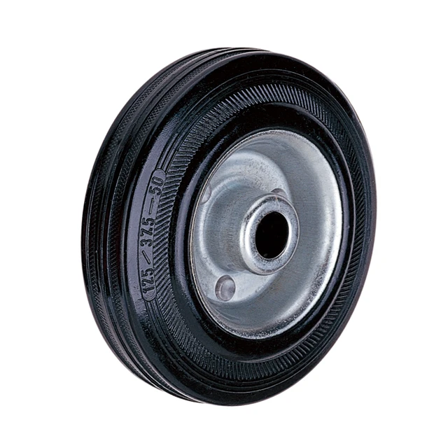 Промышленный стальной сердечник, черный резиновый ролик, роликовый подшипник