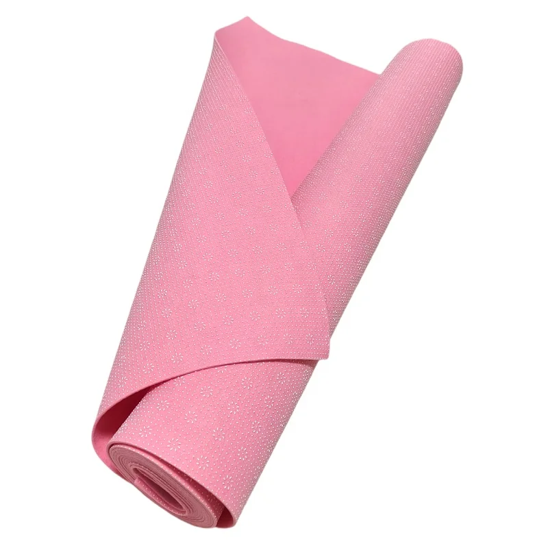Manufacturers Custom Pattern 260 Gram Plum Anti-slip Mat Felt Cloth Dot Non-woven Non-slip Particle Cloth Drop Plastic Cloth