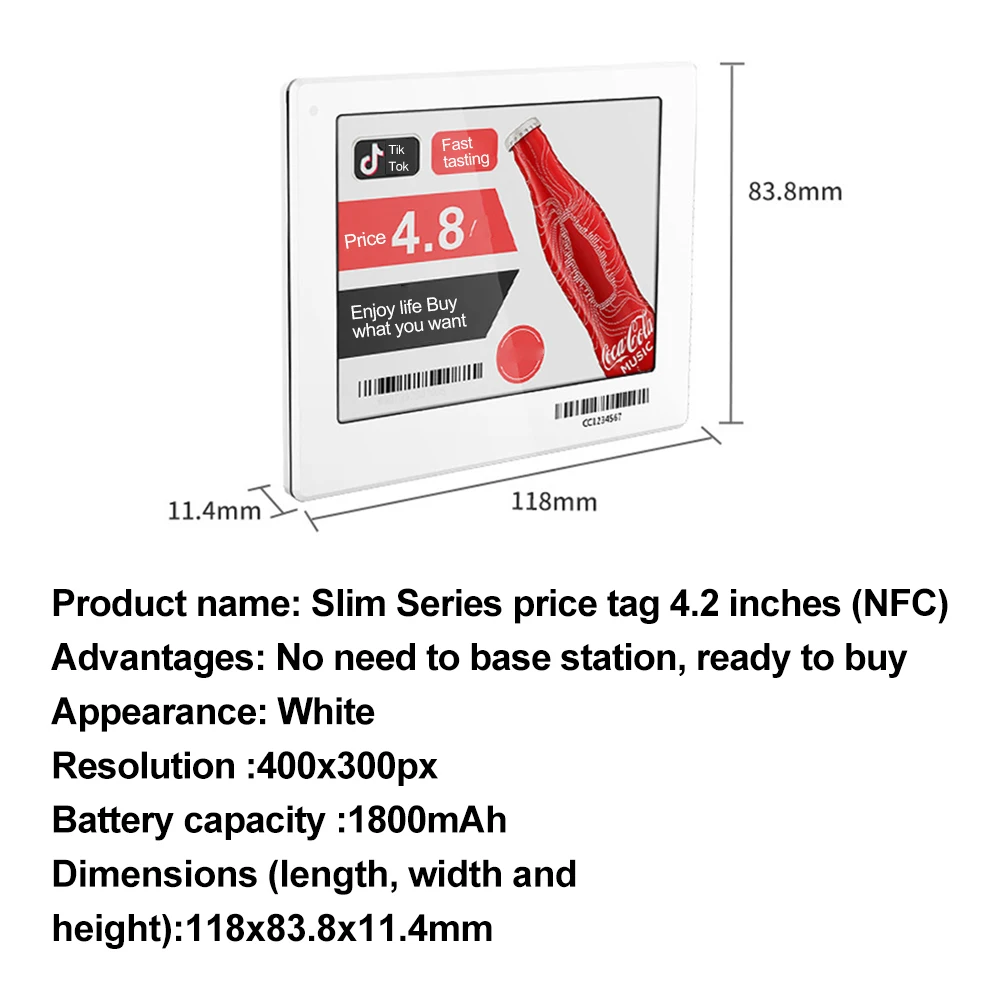 Storage Nfc Shelves Smart Electronic Price Tags Electronic Price Tags Fastening Systems For Shelf Labels Digital Store Solutions