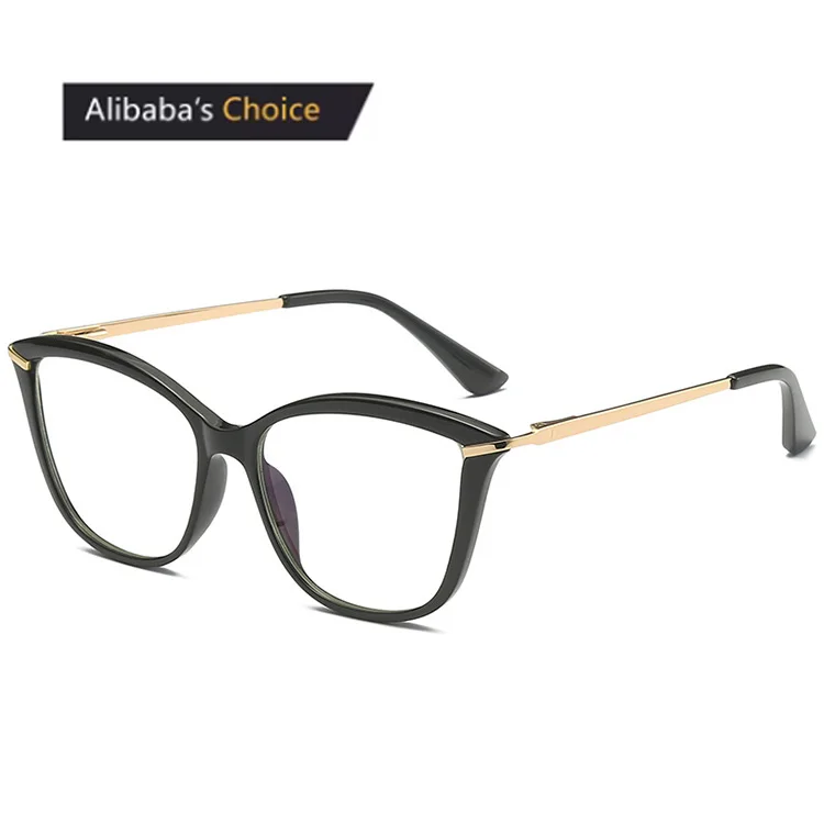 New Eyeglass Frame European And American Fashion Spring Leg Anti-Blue Light Mirror