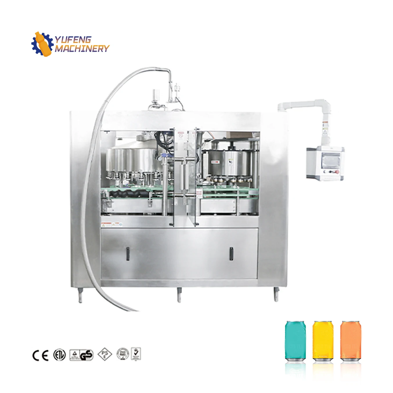 Hot Sales Full Turnkey Automatic 9000BPH Can Mango Fruit Juice Filling Packing Machine