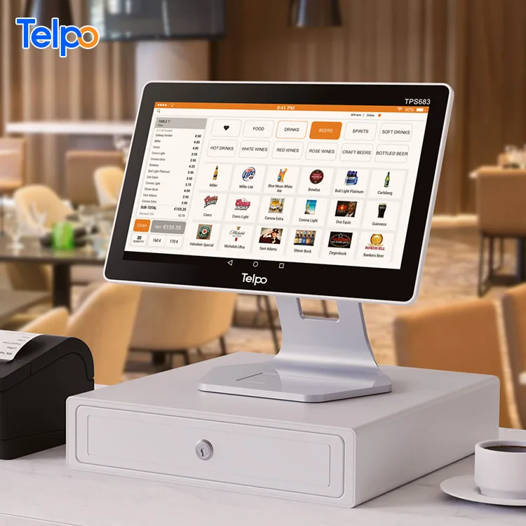 15.6 inch Android 11 touch screen POS cashier machine point of sale pos system for sale (1600403445407)