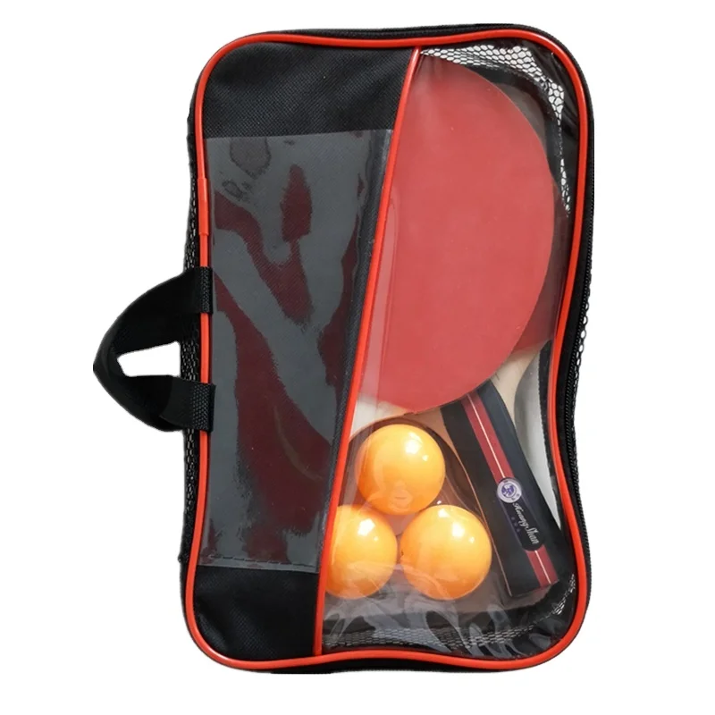 Table tennis set of 4 rackets 6 balls with 1carry bag table tennis paddle racket