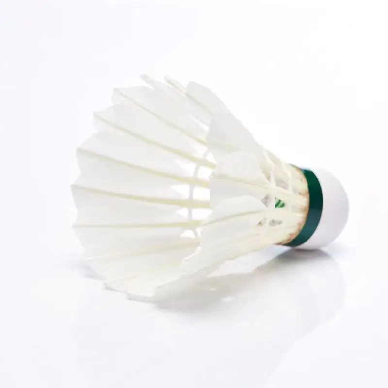 Professional Approved Durable Badminton Ball Straight Long Goose Feather Badminton Shuttlecock 3in Speed 74/75/76/77/78
