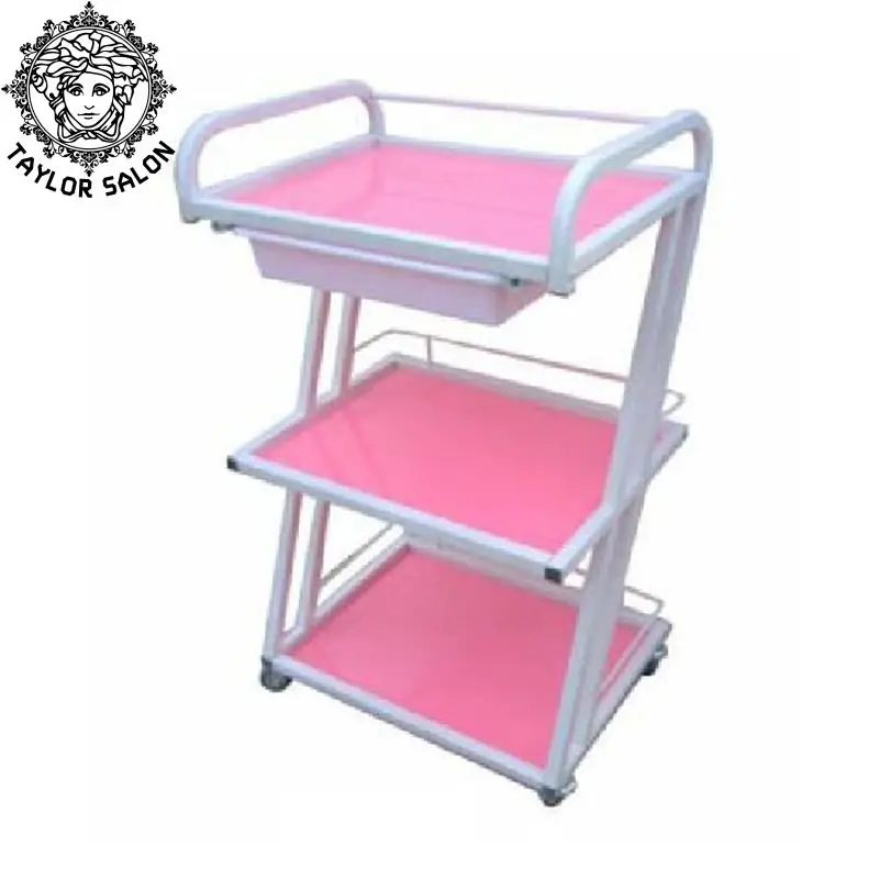 hairdressing trolley cart pink beauty salon trolley (62325247386)