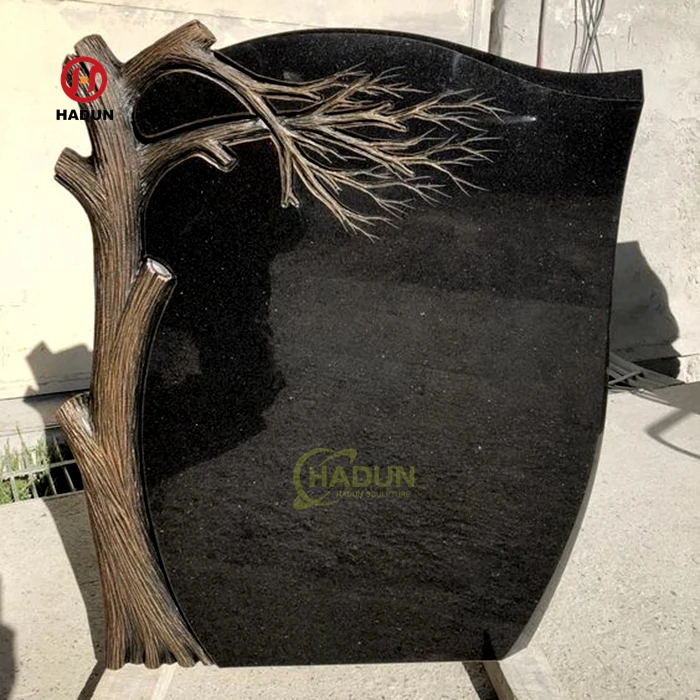 China Black Granite Monument Tombstone Headstones