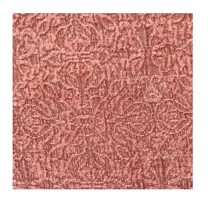 2020 New Design Elegant Red Thick Winter Dress Coat Acrylic Woven Jacquard Fabric