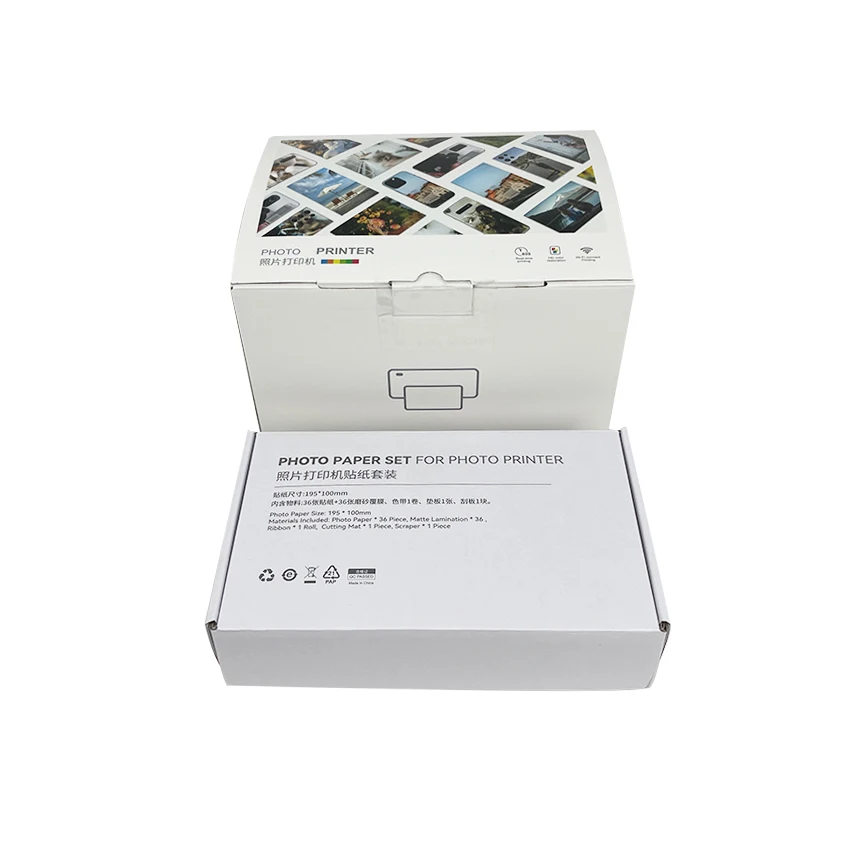 USB Interface Hot Small Phone Skin Back Film Printer with Color Ribbon Stock DIY Mobile Photos Printer