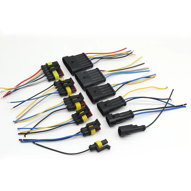 4 Pin AMP Superseal разъем жгута проводов косичка для автомобильной