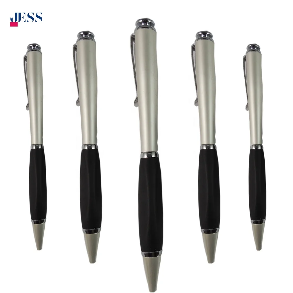 New Hot-selling Customized Pens with Black Soft Rubber Ballpoint Pens in Unique Design