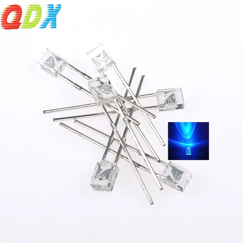 China Factory promotion 2*3*4mm SquareLED white hair blue light-emitting diode 234mm blue Led Dip In Diode1000pcs/bag led module