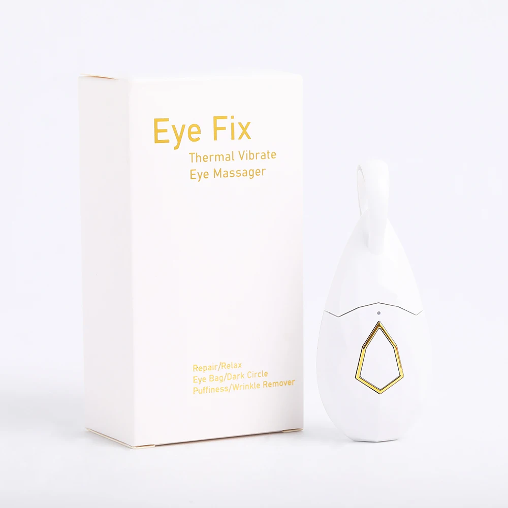 Small face and eye lift heating vibrator skin care stick Eye massager charging base