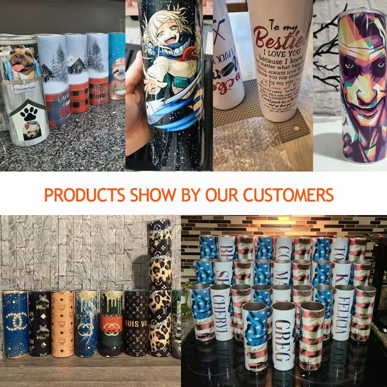 US warehouse wholesale sublimation blanks  white 20oz double wall straight sublimation tumbler coffee mug  with plastic lid
