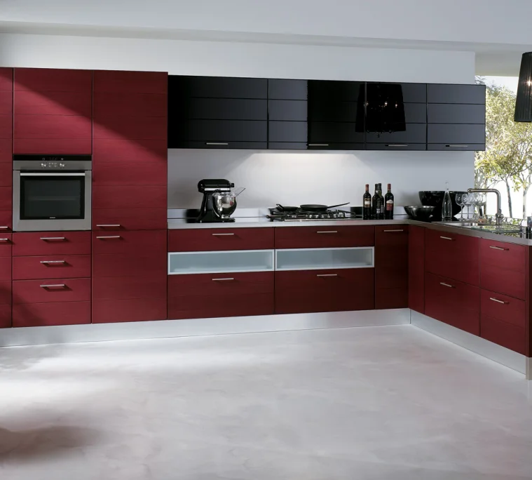 Custom Modern Design wall mount cabinet Cupboard With MDF Melamine Lacquer For Home Furniture Unit Set Modular Kitchen Cabinet