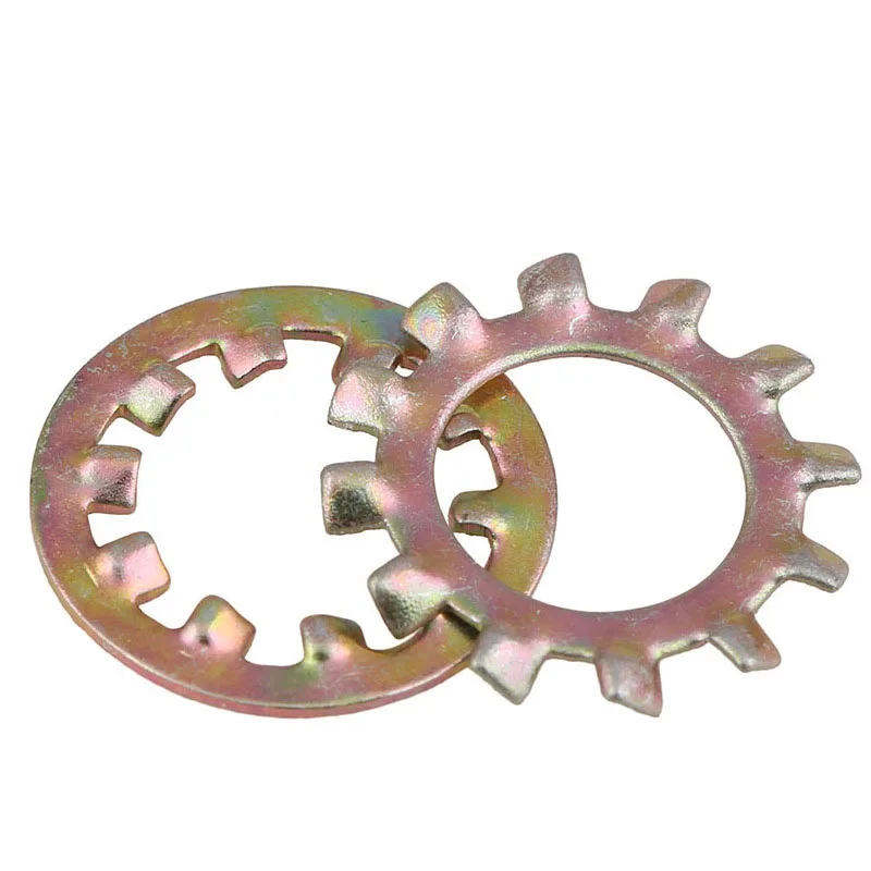 Carbon steel Internal external teeth lock washer DIN6797 toothed lock washers