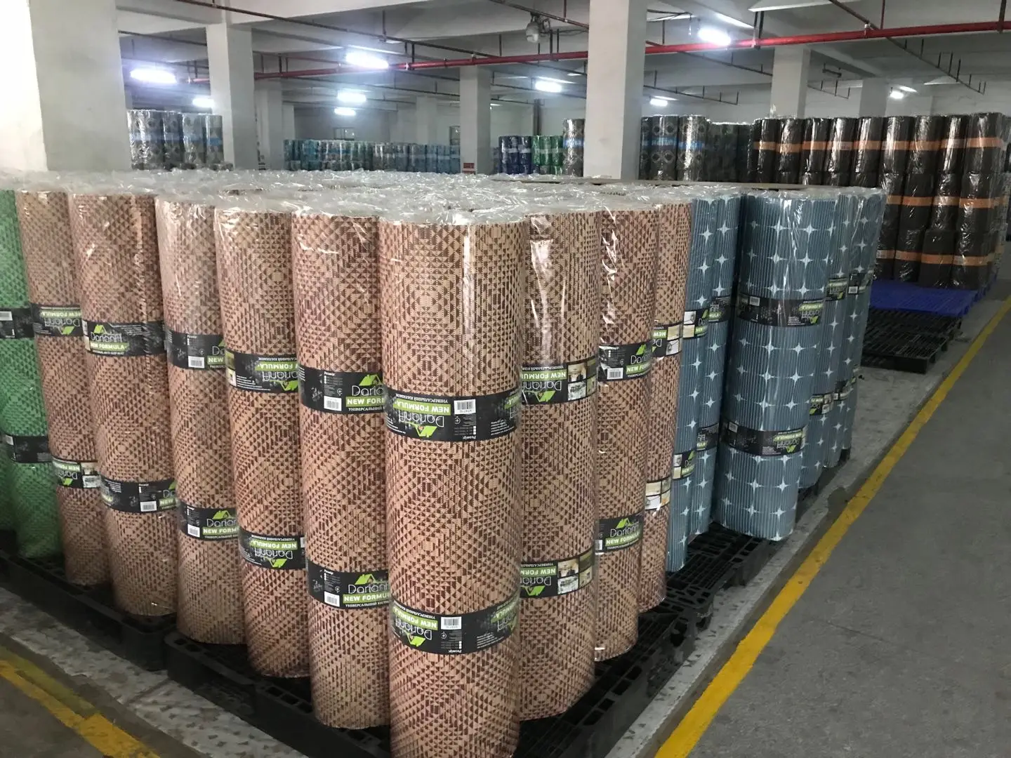 65 X1500cm Printed  PVC Foam Non Slip Floor Mat Rolls