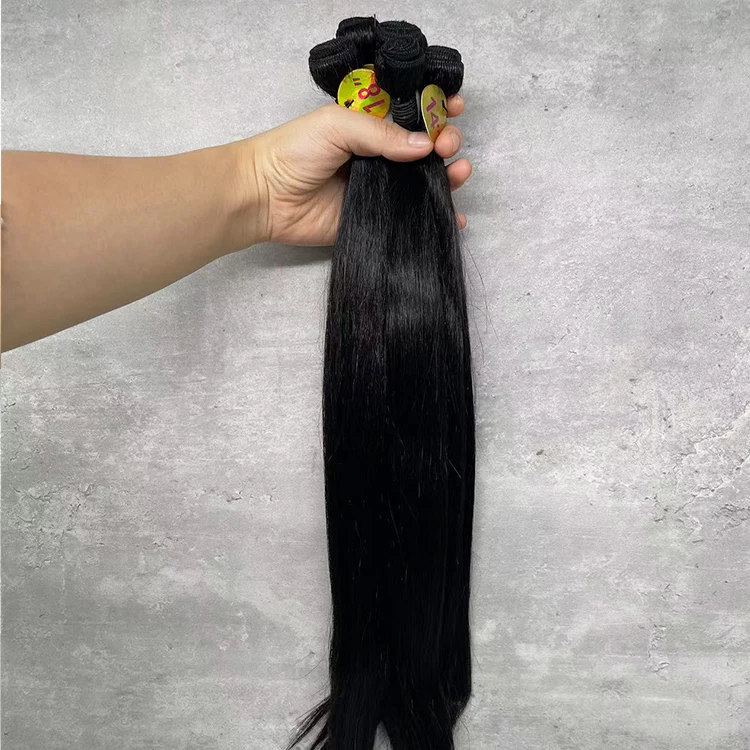 4*4 T Part Lace 6 pcs Set Straight Body Wave Curly Human Hair Blend Hair Weave Bundles For Women