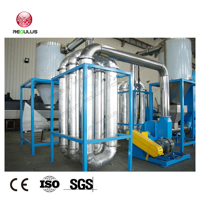 Plastic PP Scraps Washing Line Plastic Milk Bottles Pallets Crushing Floating Washing Recycle Drying Line