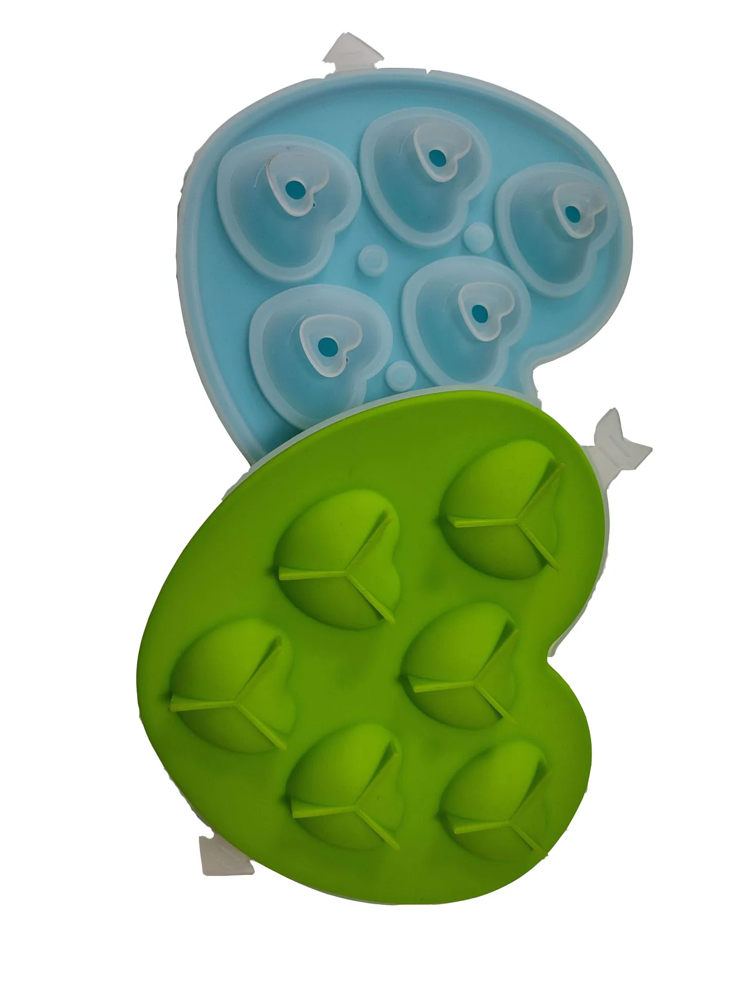 New Patent food grade kitchen  tool heart shape silicone 3d ice tray chocolate mould baking cake mould