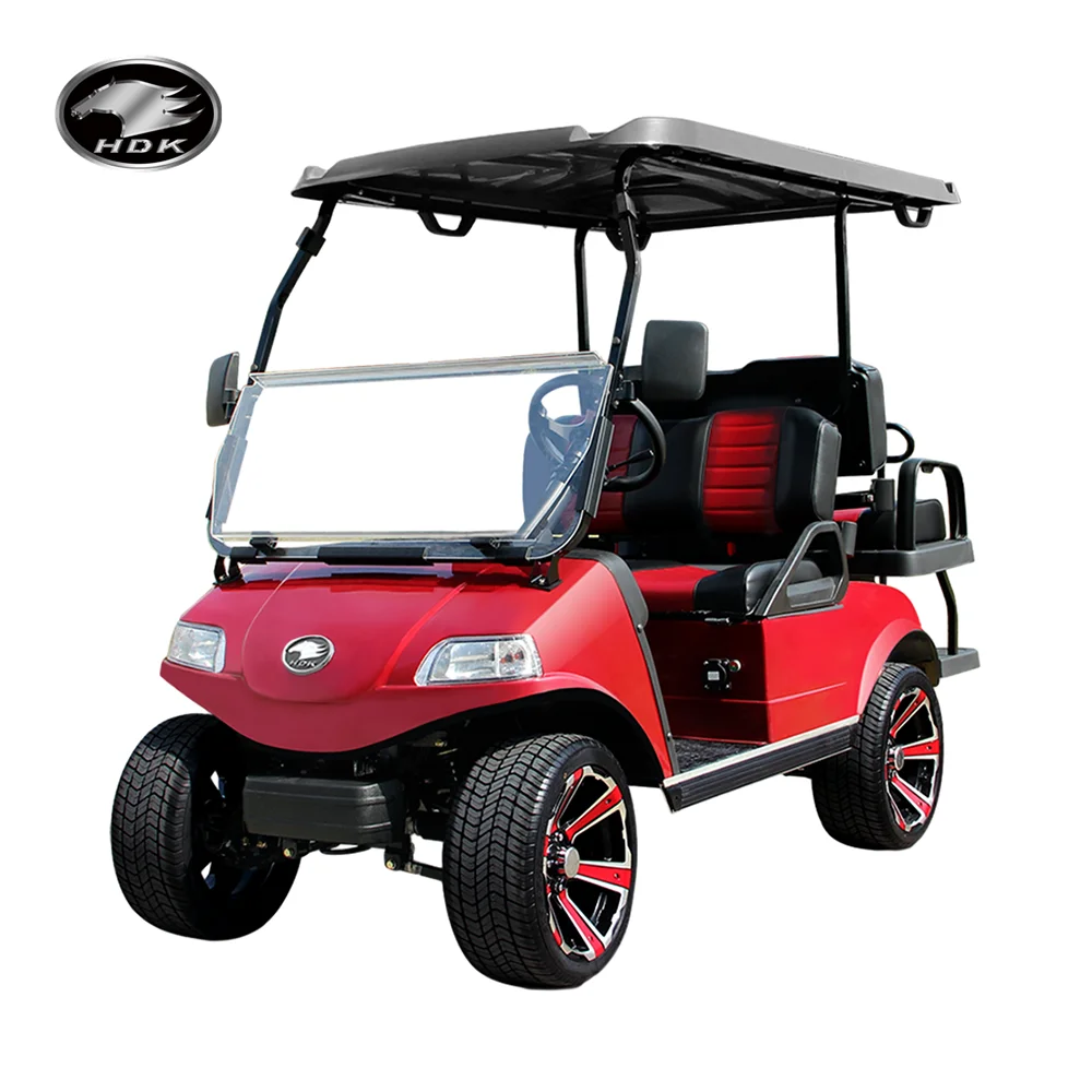HDK Luxury 4 seats New Electric 48V EEC Classic Series Off-road Cheap 4 Seater CE Electric Golf Cart Car Price