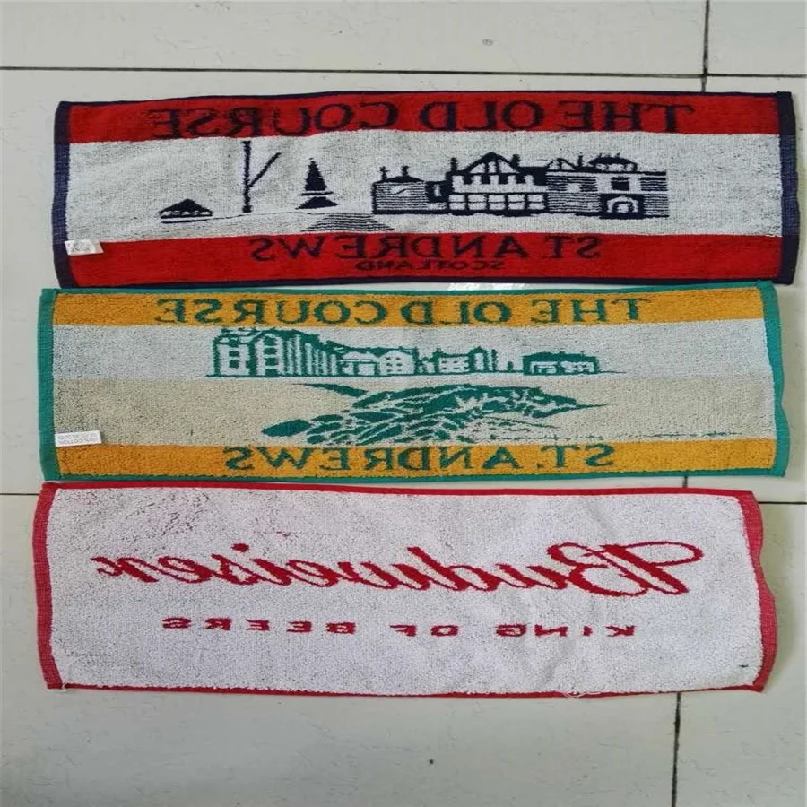 Wholesale Alibaba 100% Cotton Super absorbent Jacquard Bar Towel