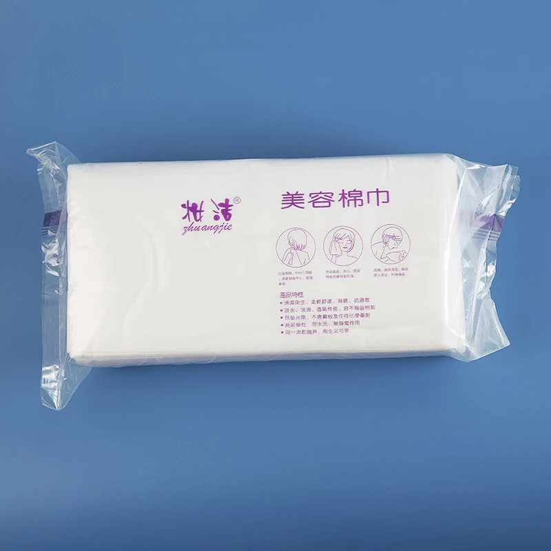 Disposable hair towel of spa Beauty salon towels bath cotton logo for hotel salon