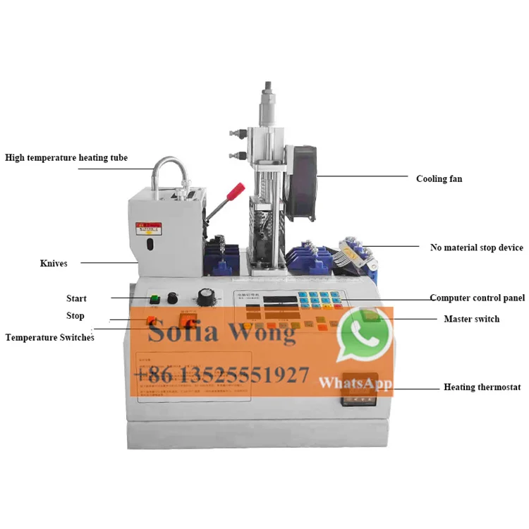 automatic webbing ribbon pvc paper tube leather hole perforating punching cutting machine