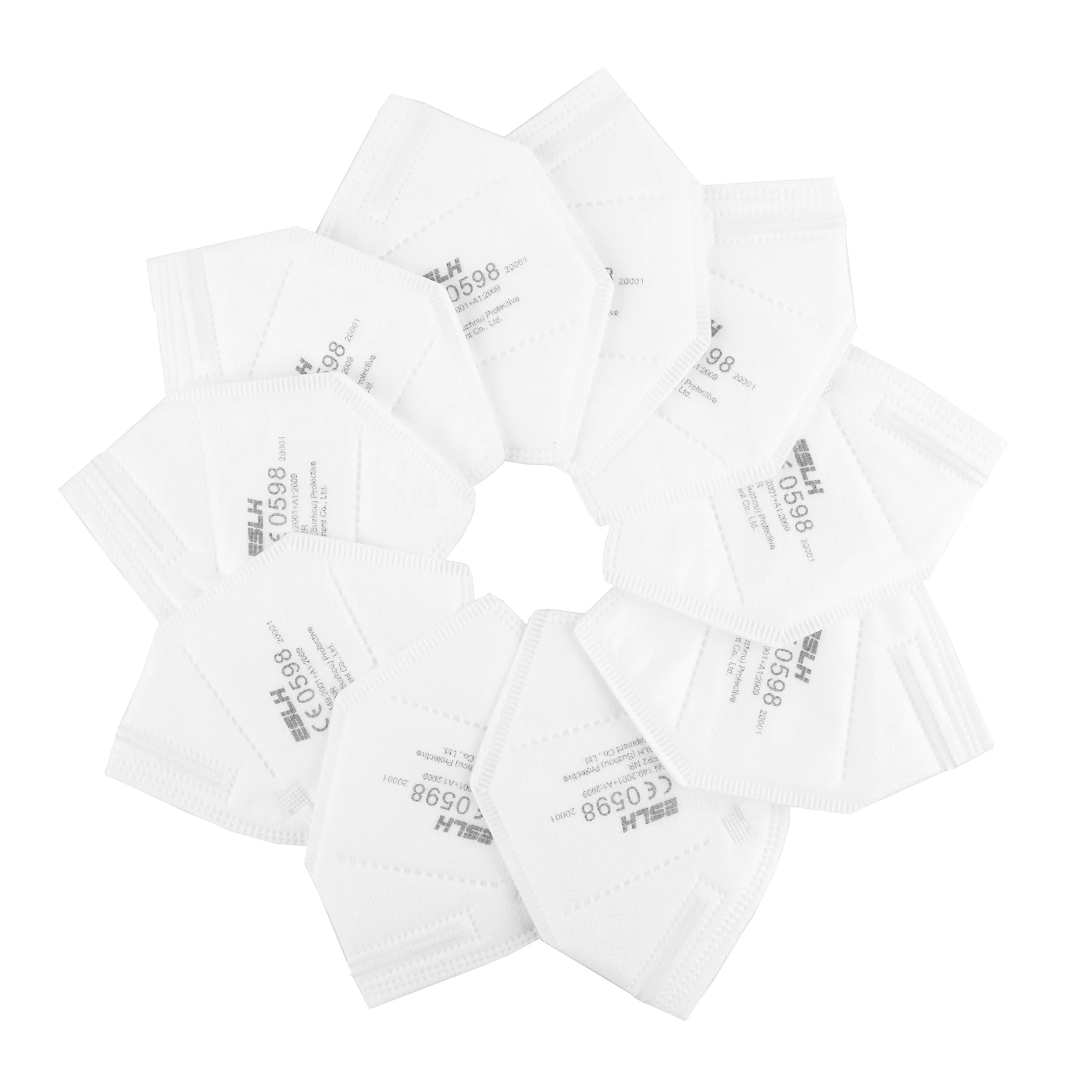 Factory directly provide protective 5ply folding FFP2 face mask