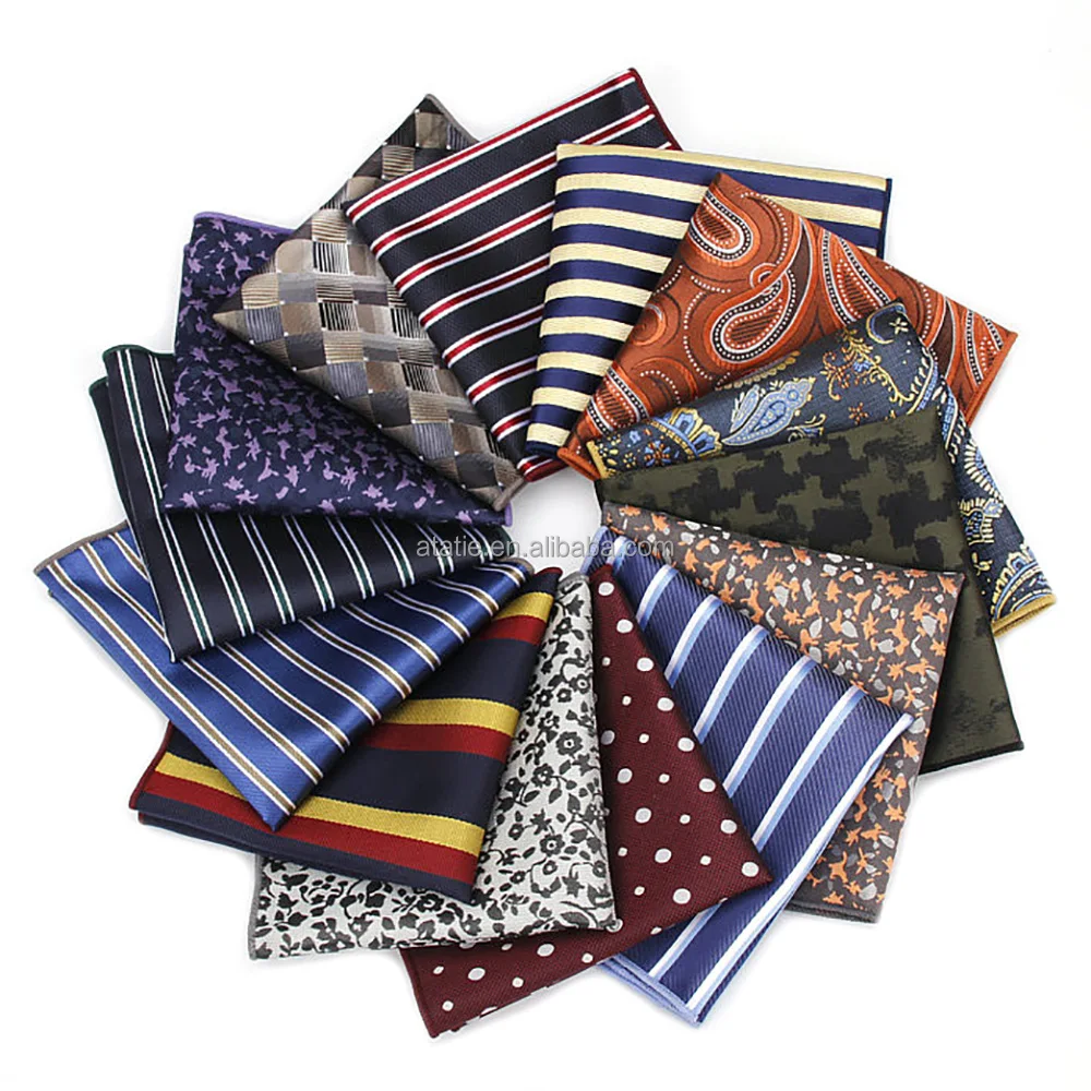 Мужской дизайнерский Карманный платок из полиэстера тканый с принтом деловые повседневные Карманы