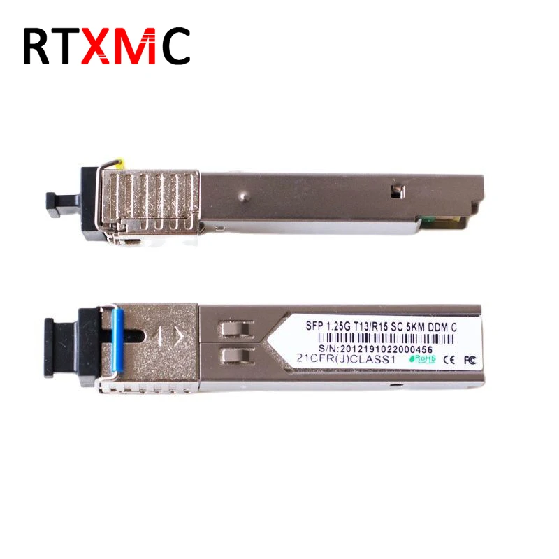 Sfp 1.25g Wdm / Bidi / Simplex Duplex Mm Sm Lc / Sc Ddm 1000base Mini Gbic Ethernet Fiber Transceiver Optical 1.25g Sfp Module