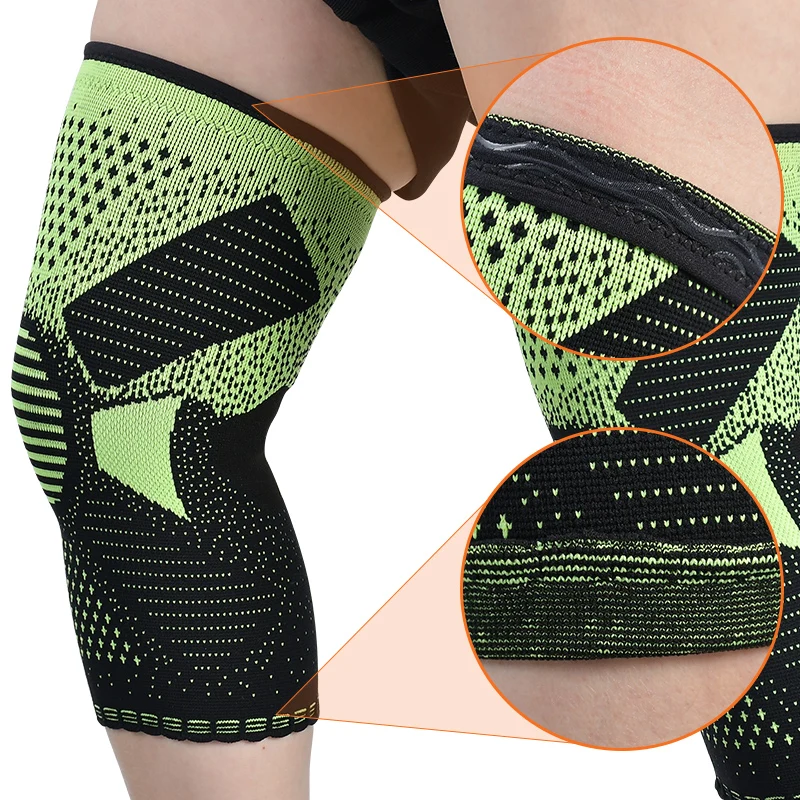 Profession Fabric Soft Football Kneepads Gaiter Fitness Support Knee Brace