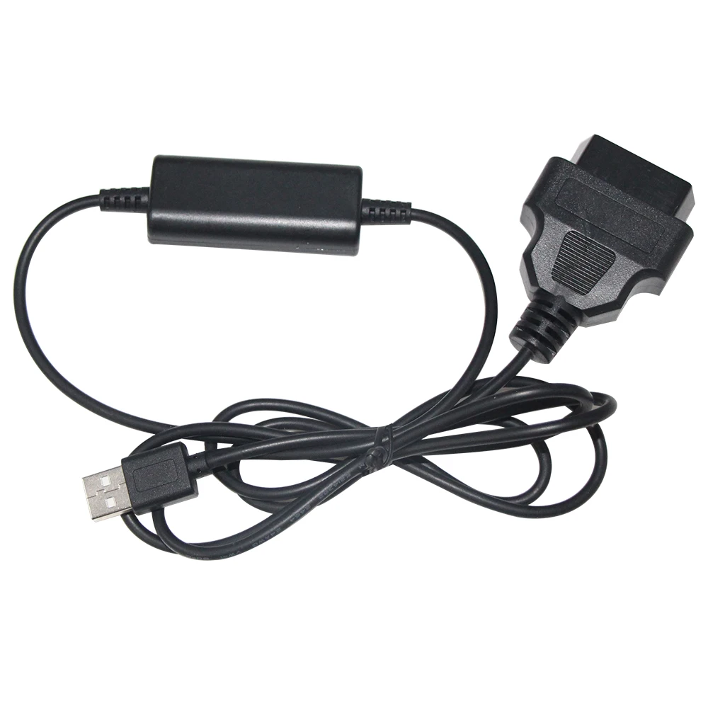 Автомобильный зарядный кабель OBD II OBD2 16pin к USB Micro 10ft 5m для цифровой видеокамеры DVR GPS