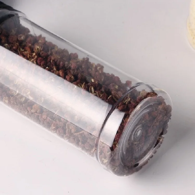 
Hot Sale 200ml Toothpick Cap Pet Plastic Salt Pepper Spice Jar 