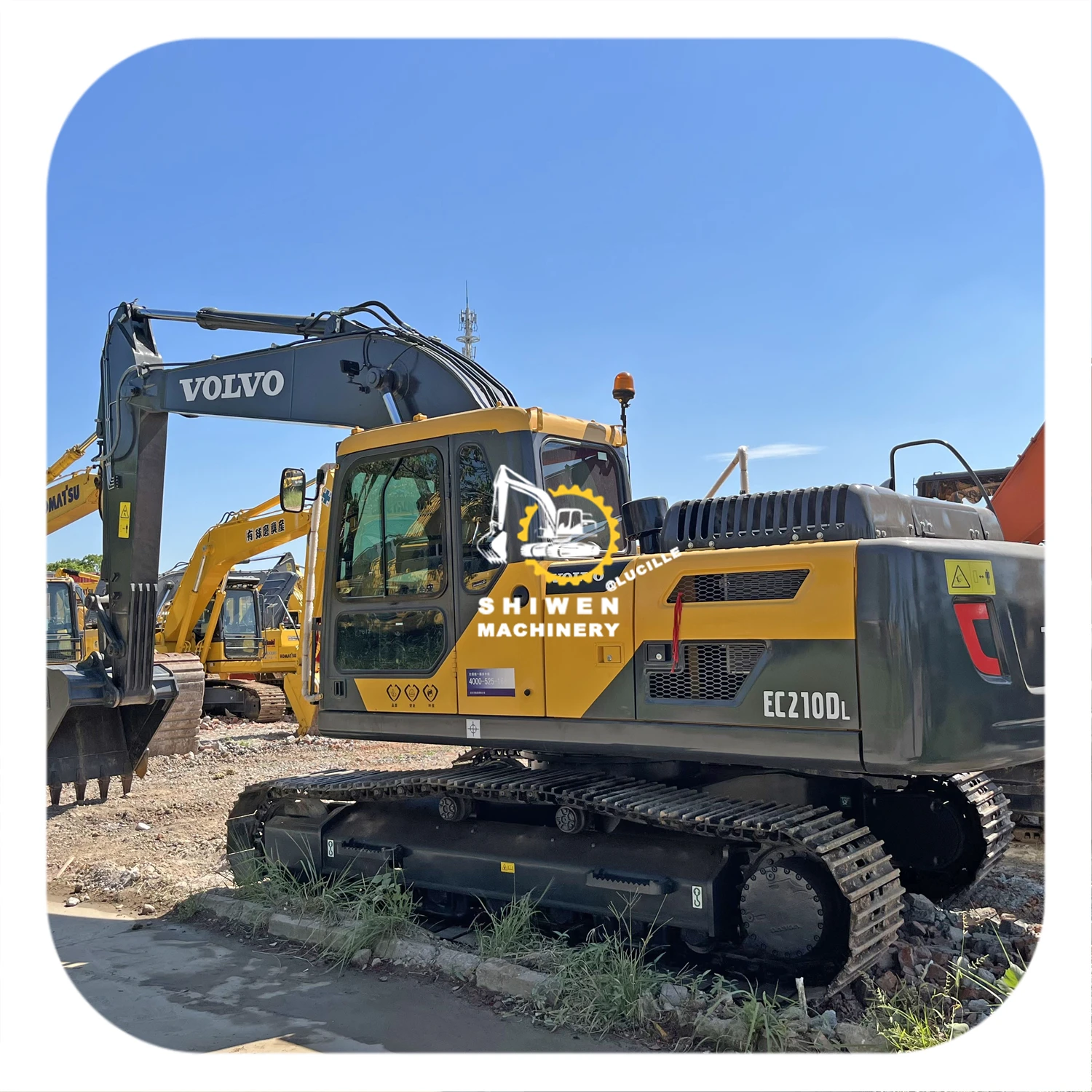 Гусеничные экскаваторы VOLVO EC210DL