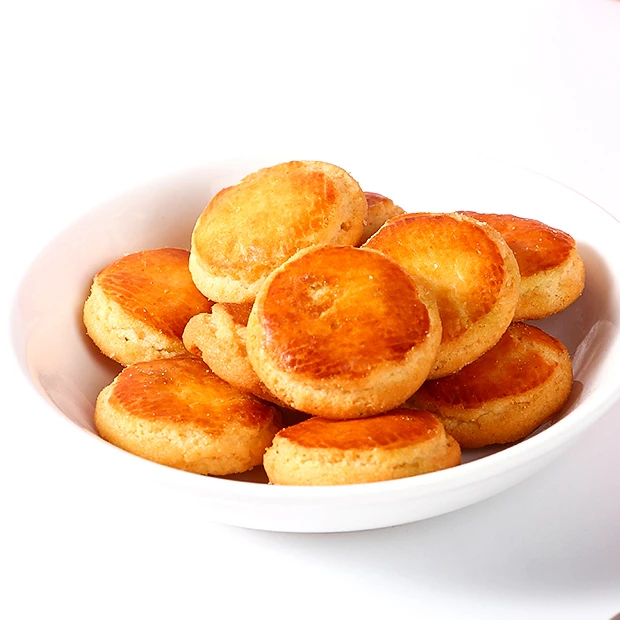 Cardy Afternoon tea exquisite snacks  Crispy Crackers Round  Birthday Party Matcha Cheese Biscuit