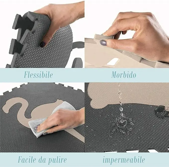 Non-toxic Baby Mat Soft Plush Infant Toy Play Mat Kids Play Floor Mat