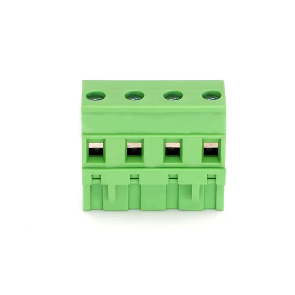 4P terminal block pcb terminal connector large current pluggable type 7.62mm pin space