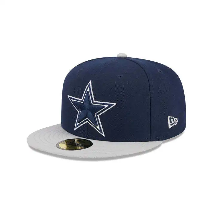 New Arrival 3D Embroidered Cotton Snapback caps Fitted American football hats NFL Sport Hats