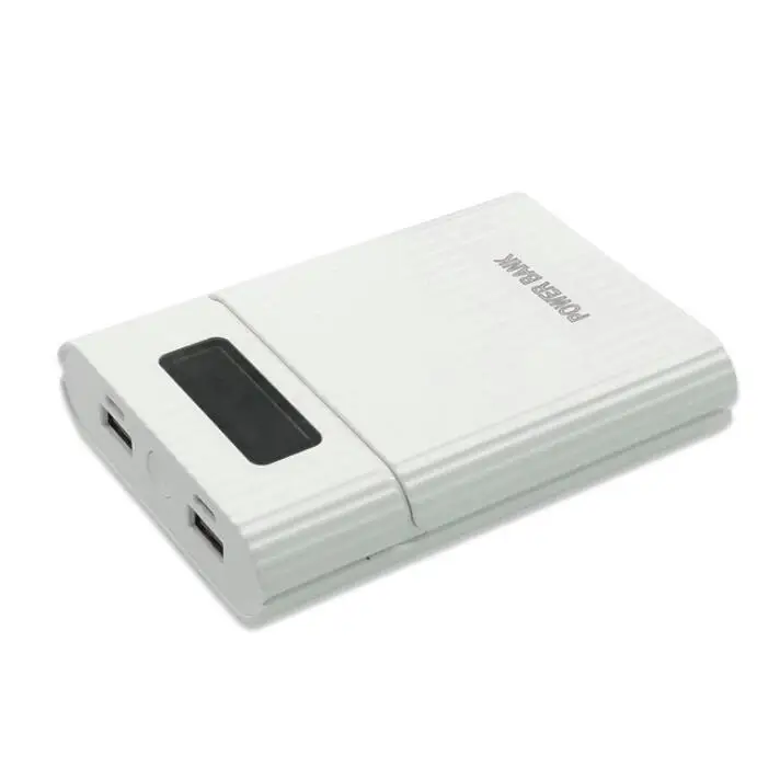 Бизнес-подарок DIY 10000 мАч Power Bank Box Shell с 2xusb Выход & дисплей для телефонов