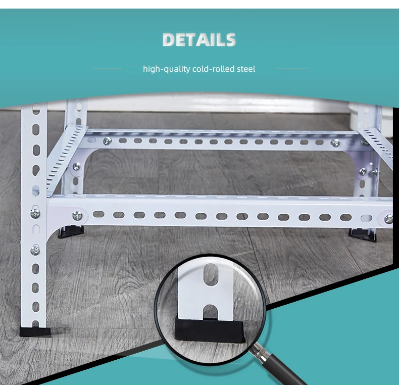 Factory hot sale powder coated slotted angle shelving systems rack