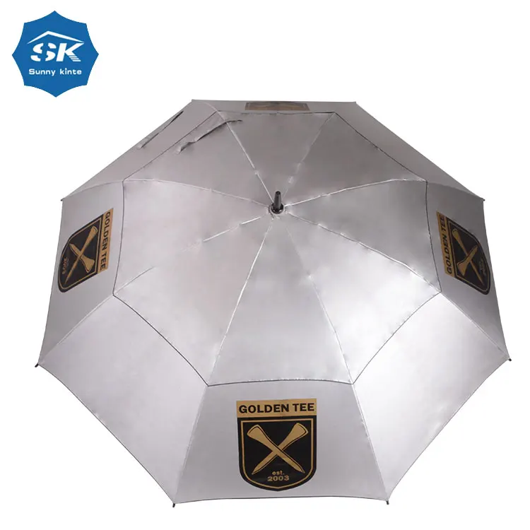 Promotional Gifts Umbrella With Built-In Fan And Water Spray Golf Umbrella Sombrilla Parabrisas Rosa Paraguas De Sombrillas Golf
