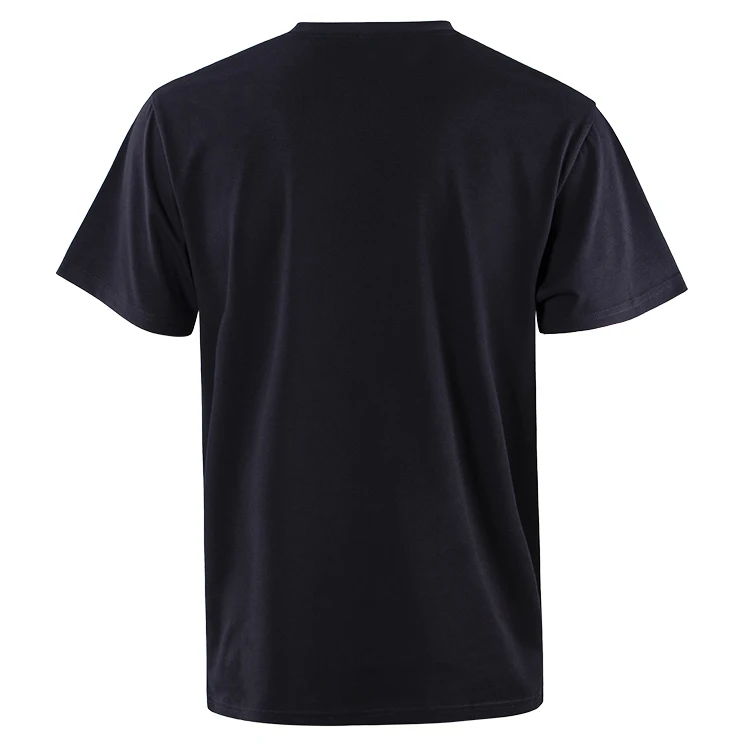 BSCI 100% Cotton short sleeve blank high quality black t shirts