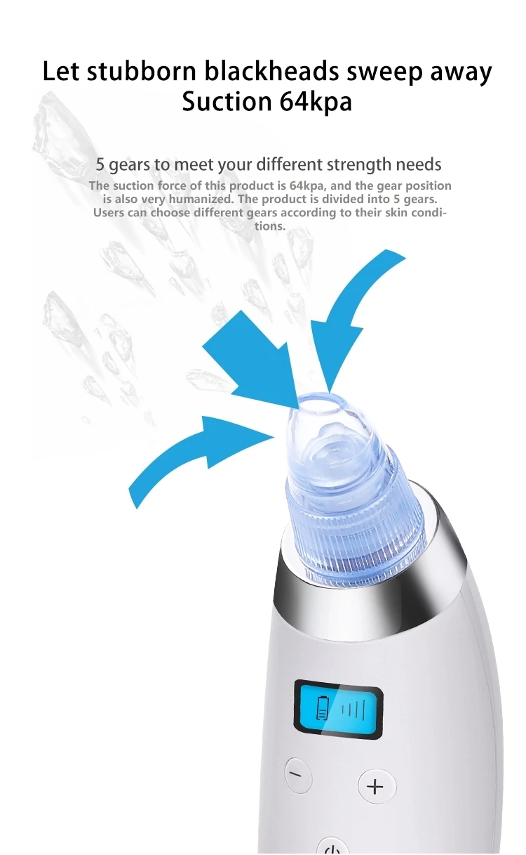 Professional Comedo Blackhead Suction Dermabrasion Beauty Machine