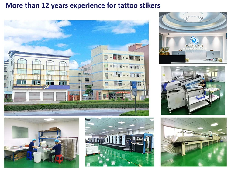 Factory OEM ODM Kids Temporary Tattoos Custom Waterproof Temporary Tatoo Eco-friendly High Quality tatoo Stickers For Kids
