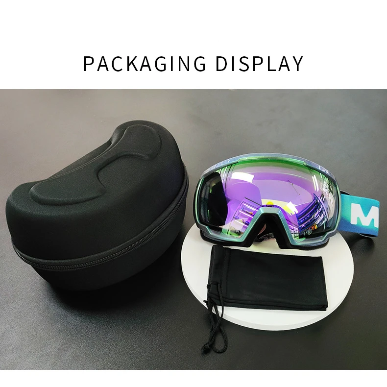 Ski Snowboard Goggles UV400 Spherical Mask Glasses Skiing Men Women Big Vision Profession Snow Ski Eyewear Sci Googles